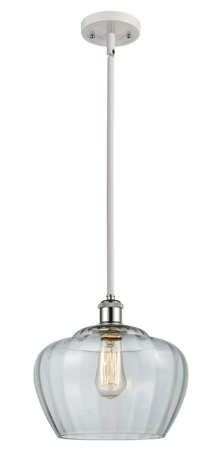 Innovations - 516-1S-WPC-G92-L - One Light Mini Pendant - Ballston - White Polished Chrome