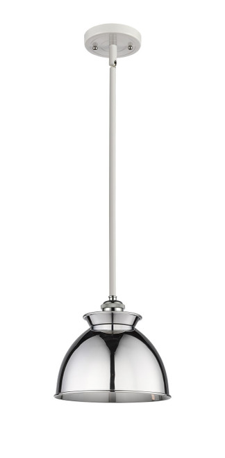 Innovations - 516-1S-WPC-M14-PC - One Light Pendant - Ballston - White Polished Chrome