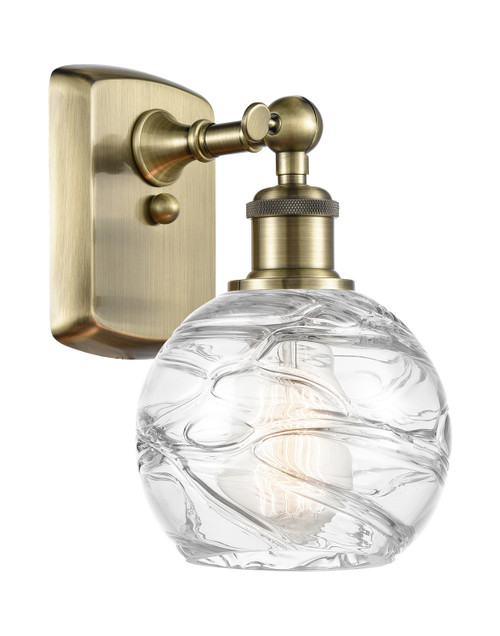 manufacturer_finish:Antique Brass|manufacturer_glass:Clear Athens Deco Swirl|light_output:220.00lm|color_temperature:2200K|cri:99