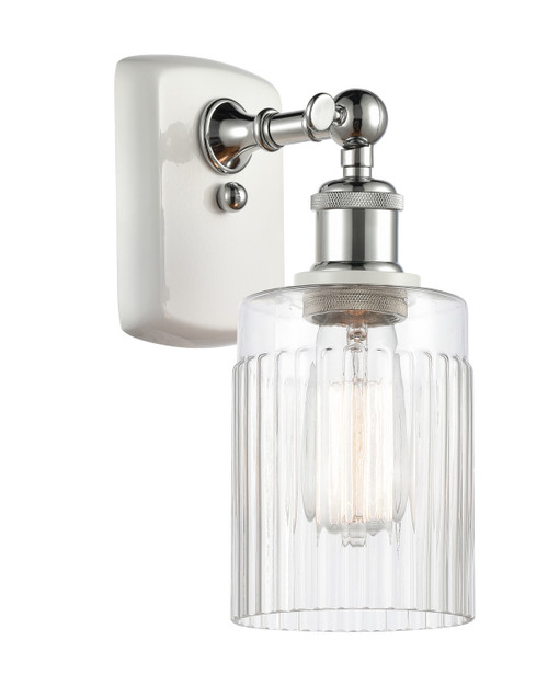 Innovations - 516-1W-WPC-G342 - One Light Wall Sconce - Ballston - White Polished Chrome