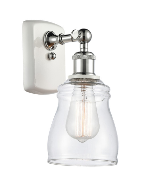 Innovations - 516-1W-WPC-G392 - One Light Wall Sconce - Ballston - White Polished Chrome