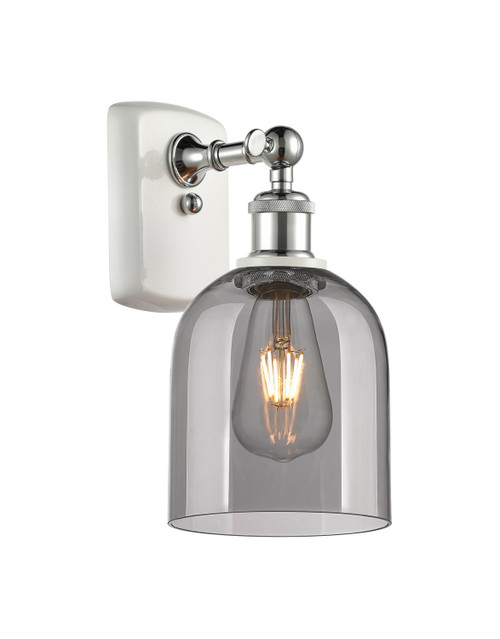 Innovations - 516-1W-WPC-G558-6SM - One Light Wall Sconce - Ballston - White Polished Chrome