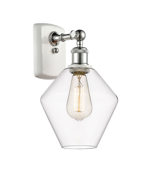 Innovations - 516-1W-WPC-G652-8 - One Light Wall Sconce - Ballston - White Polished Chrome