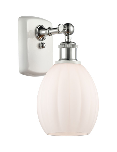 Innovations - 516-1W-WPC-G81 - One Light Wall Sconce - Ballston - White Polished Chrome