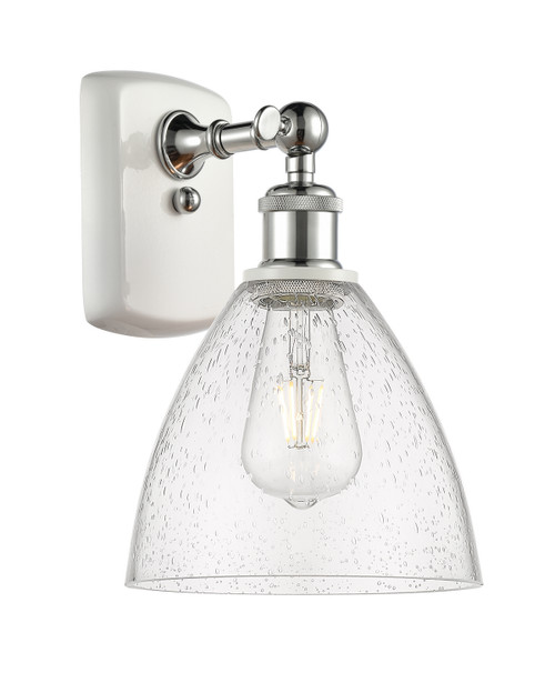 Innovations - 516-1W-WPC-GBD-754-LED - LED Wall Sconce - Ballston - White Polished Chrome
