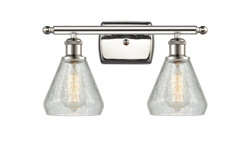 Innovations - 516-2W-PN-G275 - Two Light Bath Vanity - Ballston - Polished Nickel