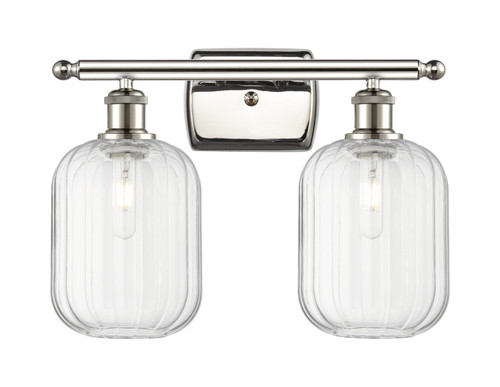 Innovations - 516-2W-PN-G460-7CL - Two Light Bath Vanity - Ballston - Polished Nickel
