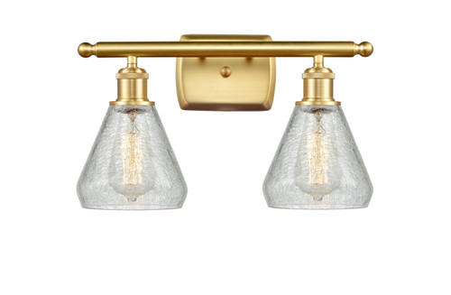 Innovations - 516-2W-SG-G275 - Two Light Bath Vanity - Ballston - Satin Gold
