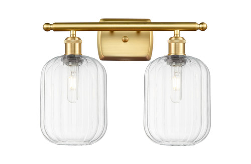 Innovations - 516-2W-SG-G460-7CL - Two Light Bath Vanity - Ballston - Satin Gold