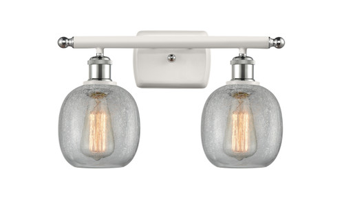 Innovations - 516-2W-WPC-G105 - Two Light Bath Vanity - Ballston - White Polished Chrome