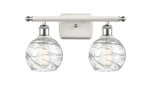 Innovations - 516-2W-WPC-G1213-6 - Two Light Bath Vanity - Ballston - White Polished Chrome