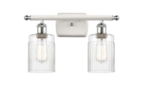 Innovations - 516-2W-WPC-G342 - Two Light Bath Vanity - Ballston - White Polished Chrome