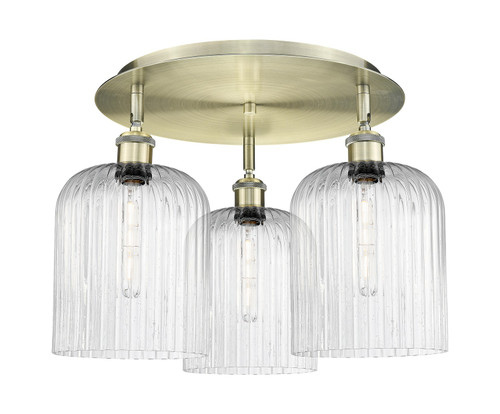 Innovations - 516-3C-AB-G559-8SDY - Three Light Semi-Flush Mount - Ballston - Antique Brass