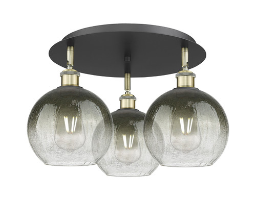 Innovations - 516-3C-BAB-G483-8SL - Three Light Semi-Flush Mount - Ballston - Black Antique Brass