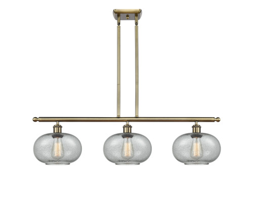 Innovations - 516-3I-AB-G247 - Three Light Island Pendant - Ballston - Antique Brass