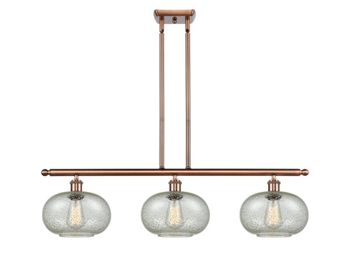 Innovations - 516-3I-AC-G249 - Three Light Island Pendant - Ballston - Antique Copper