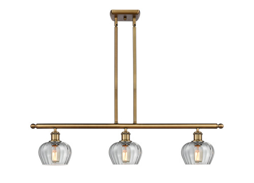 Innovations - 516-3I-BB-G92 - Three Light Island Pendant - Ballston - Brushed Brass