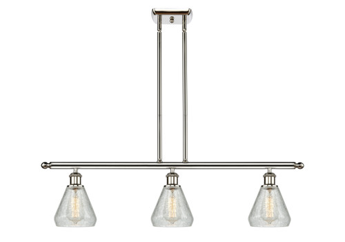 Innovations - 516-3I-PN-G275 - Three Light Island Pendant - Ballston - Polished Nickel