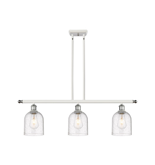 Innovations - 516-3I-WPC-G558-6SDY - Three Light Island Pendant - Ballston - White Polished Chrome