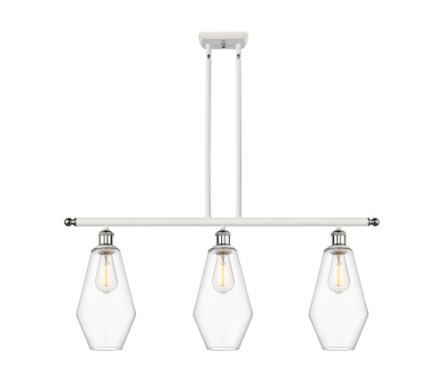 Innovations - 516-3I-WPC-G652-7 - Three Light Island Pendant - Ballston - White Polished Chrome