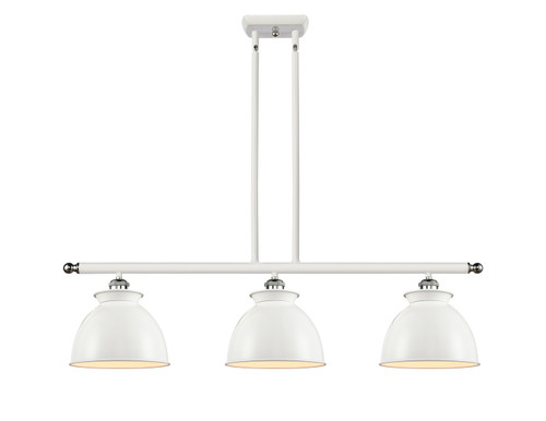 Innovations - 516-3I-WPC-M14-WPC-LED - LED Island Pendant - Ballston - White and Polished Chrome