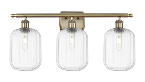 Innovations - 516-3W-AB-G460-7CL - Three Light Bath Vanity - Ballston - Antique Brass