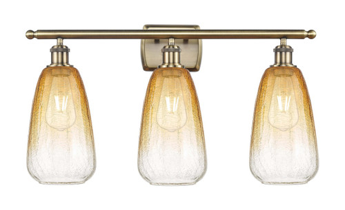 Innovations - 516-3W-AB-G480-6AM - Three Light Bath Vanity - Ballston - Antique Brass