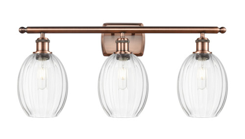 Innovations - 516-3W-AC-G459-6CL - Three Light Bath Vanity - Ballston - Antique Copper