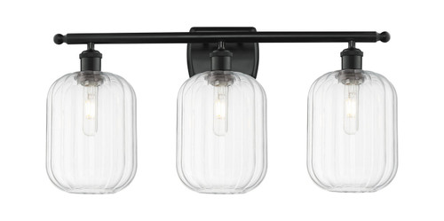 Innovations - 516-3W-BK-G460-7CL - Three Light Bath Vanity - Ballston - Matte Black