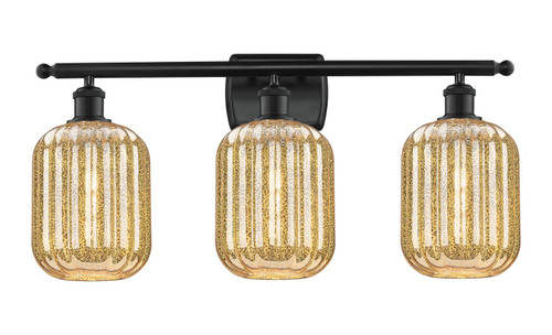 Innovations - 516-3W-BK-G460-7ME - Three Light Bath Vanity - Ballston - Matte Black