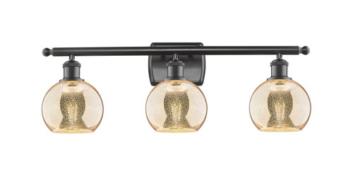 Innovations - 516-3W-OB-G128-6 - Three Light Bath Vanity - Ballston - Oil Rubbed Bronze