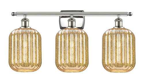Innovations - 516-3W-PN-G460-7ME - Three Light Bath Vanity - Ballston - Polished Nickel