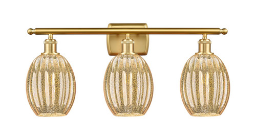 Innovations - 516-3W-SG-G459-6ME - Three Light Bath Vanity - Ballston - Satin Gold