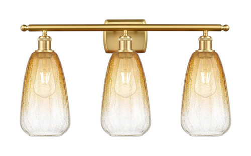 Innovations - 516-3W-SG-G480-6AM - Three Light Bath Vanity - Ballston - Satin Gold