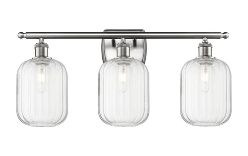 Innovations - 516-3W-SN-G460-7CL - Three Light Bath Vanity - Ballston - Brushed Satin Nickel