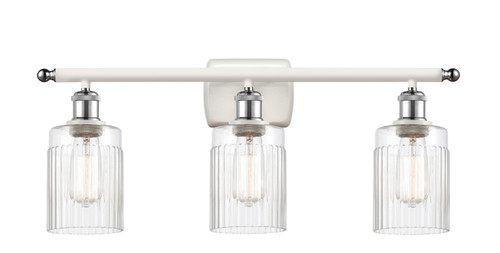 Innovations - 516-3W-WPC-G342 - Three Light Bath Vanity - Ballston - White Polished Chrome