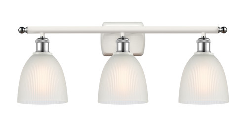 Innovations - 516-3W-WPC-G381-LED - LED Bath Vanity - Ballston - White Polished Chrome