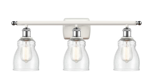 Innovations - 516-3W-WPC-G394 - Three Light Bath Vanity - Ballston - White Polished Chrome
