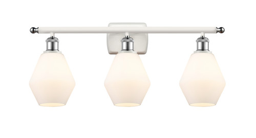 Innovations - 516-3W-WPC-G651-6-LED - LED Bath Vanity - Ballston - White Polished Chrome