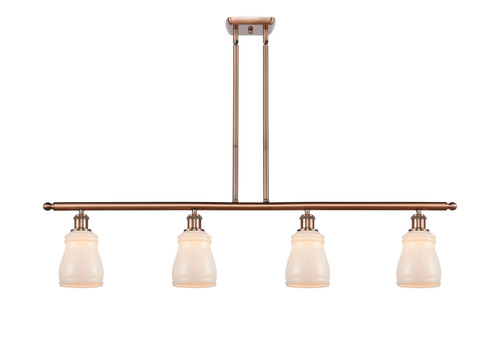 Innovations - 516-4I-AC-G391-LED - LED Island Pendant - Ballston - Antique Copper