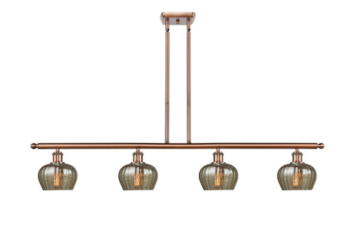 Innovations - 516-4I-AC-G96-LED - LED Island Pendant - Ballston - Antique Copper