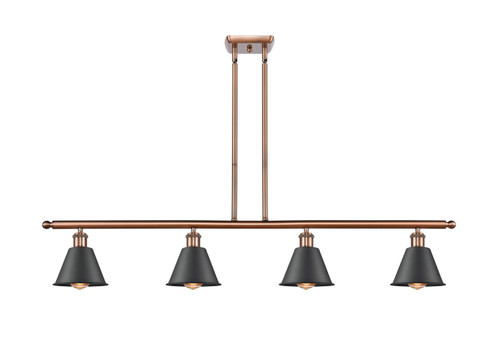Innovations - 516-4I-AC-M8-LED - LED Island Pendant - Ballston - Antique Copper