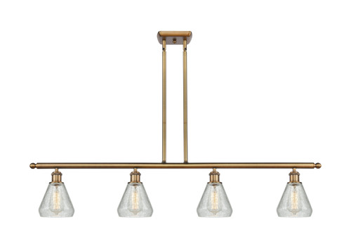 Innovations - 516-4I-BB-G275-LED - LED Island Pendant - Ballston - Brushed Brass