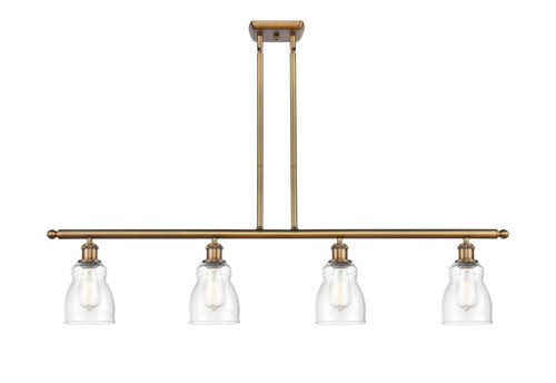 Innovations - 516-4I-BB-G394 - Four Light Island Pendant - Ballston - Brushed Brass