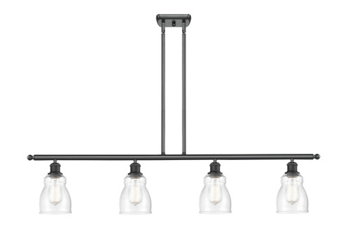 Innovations - 516-4I-BK-G394 - Four Light Island Pendant - Ballston - Matte Black