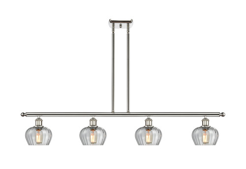 Innovations - 516-4I-PN-G92 - Four Light Island Pendant - Ballston - Polished Nickel