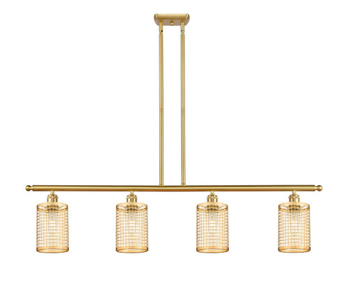 Innovations - 516-4I-SG-M18-SG - LED Pendant - Downtown Urban - Satin Gold