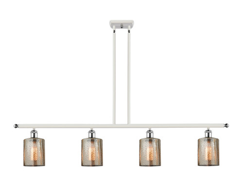 Innovations - 516-4I-WPC-G116 - Four Light Island Pendant - Ballston - White Polished Chrome