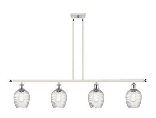 Innovations - 516-4I-WPC-G292 - Four Light Island Pendant - Ballston - White Polished Chrome