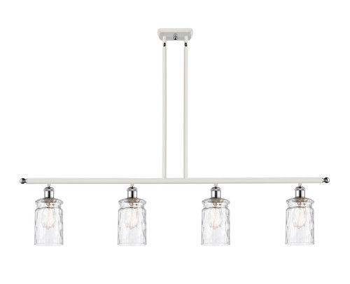 Innovations - 516-4I-WPC-G352 - Four Light Island Pendant - Ballston - White Polished Chrome